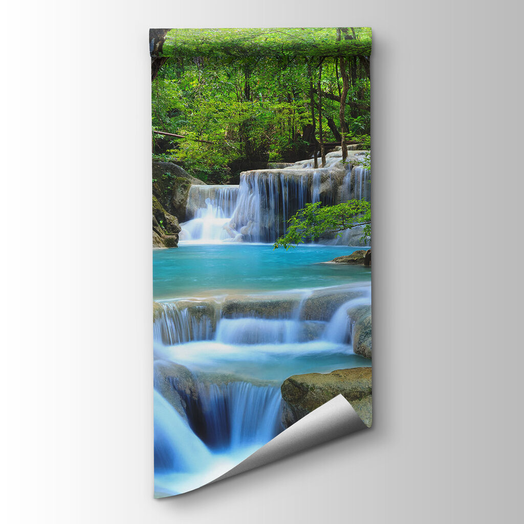 Waterfall in a forest Waterfall in a forest