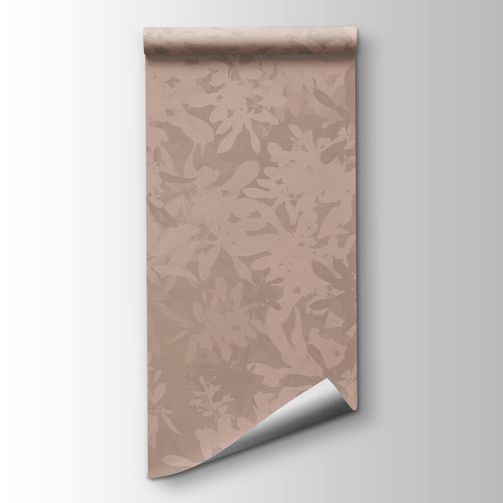 Soft floral patterns in muted tones