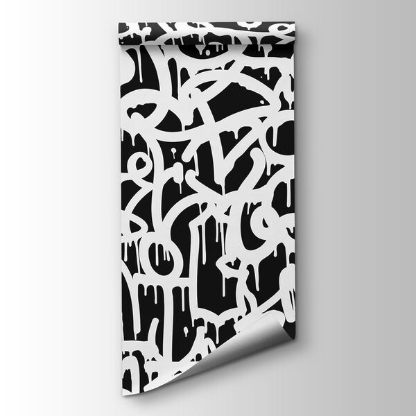 Black and white graffiti