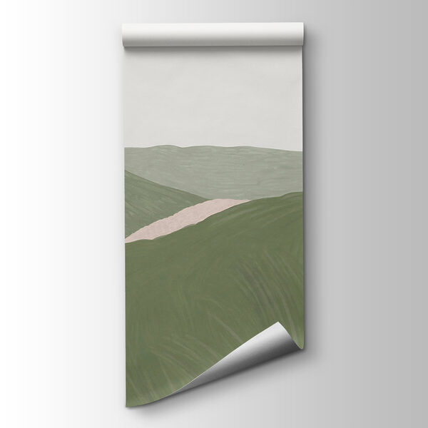 Road leading to a hill