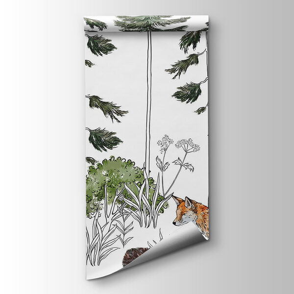 Group of animals in a forest