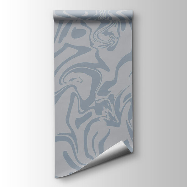 Waves of soft blue tones swirling