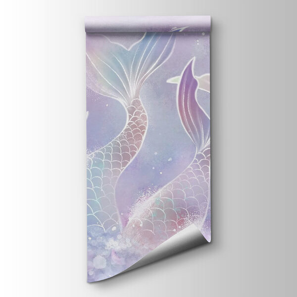 Group of mermaids with tail