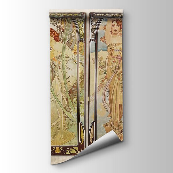 Group of women in art nouveau style