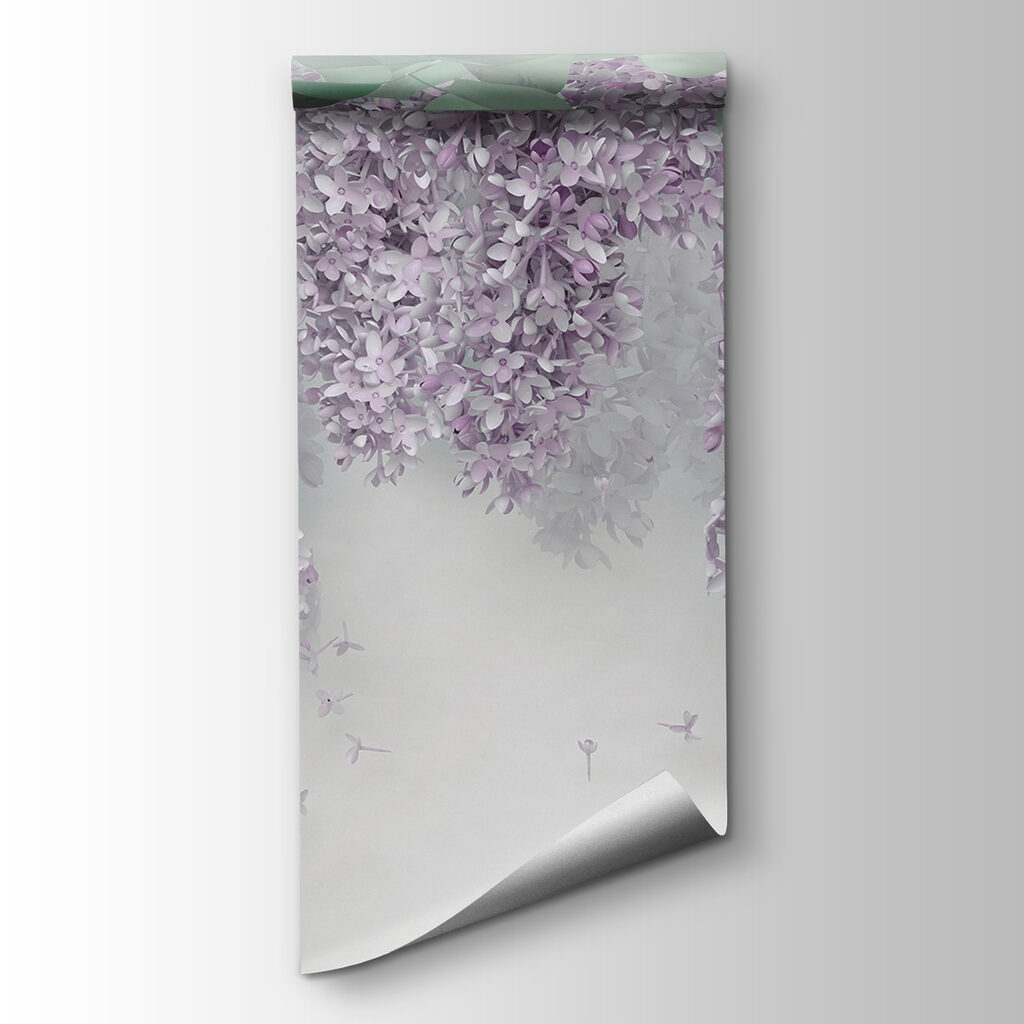 Bunch of purple flowers