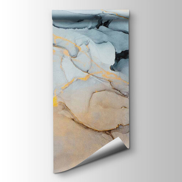 Fluid patterns in soft hues