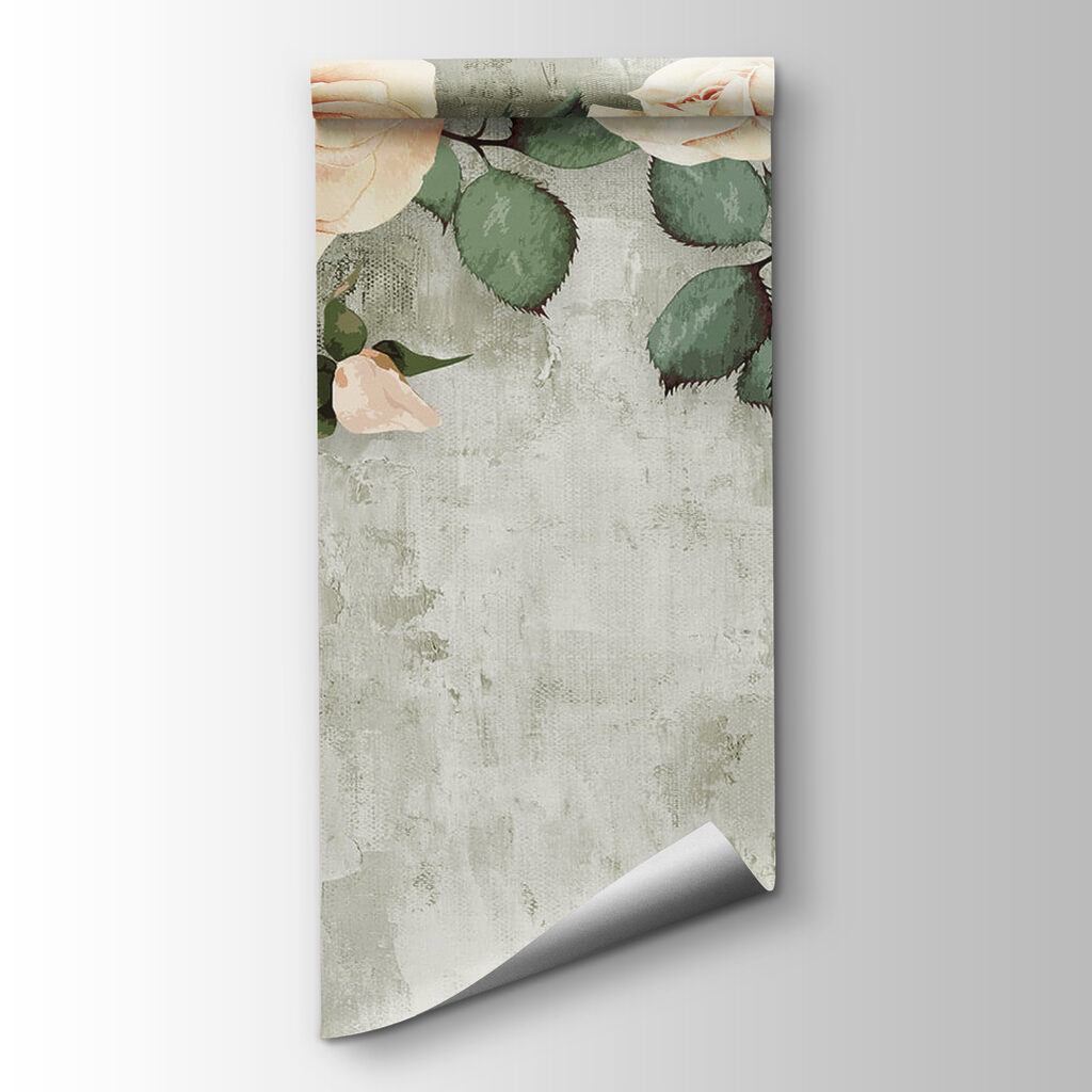 A group of roses with leaves