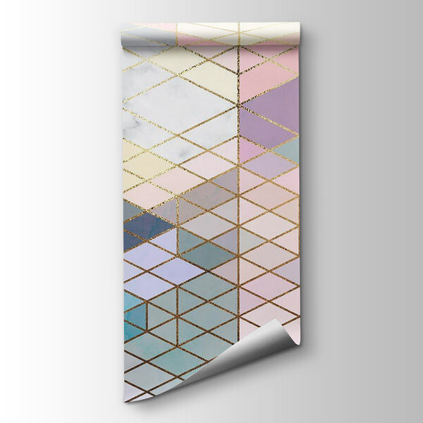 Colorful pattern of triangles