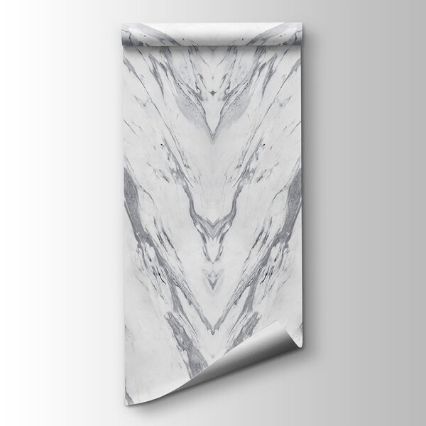 White marble surface with black lines