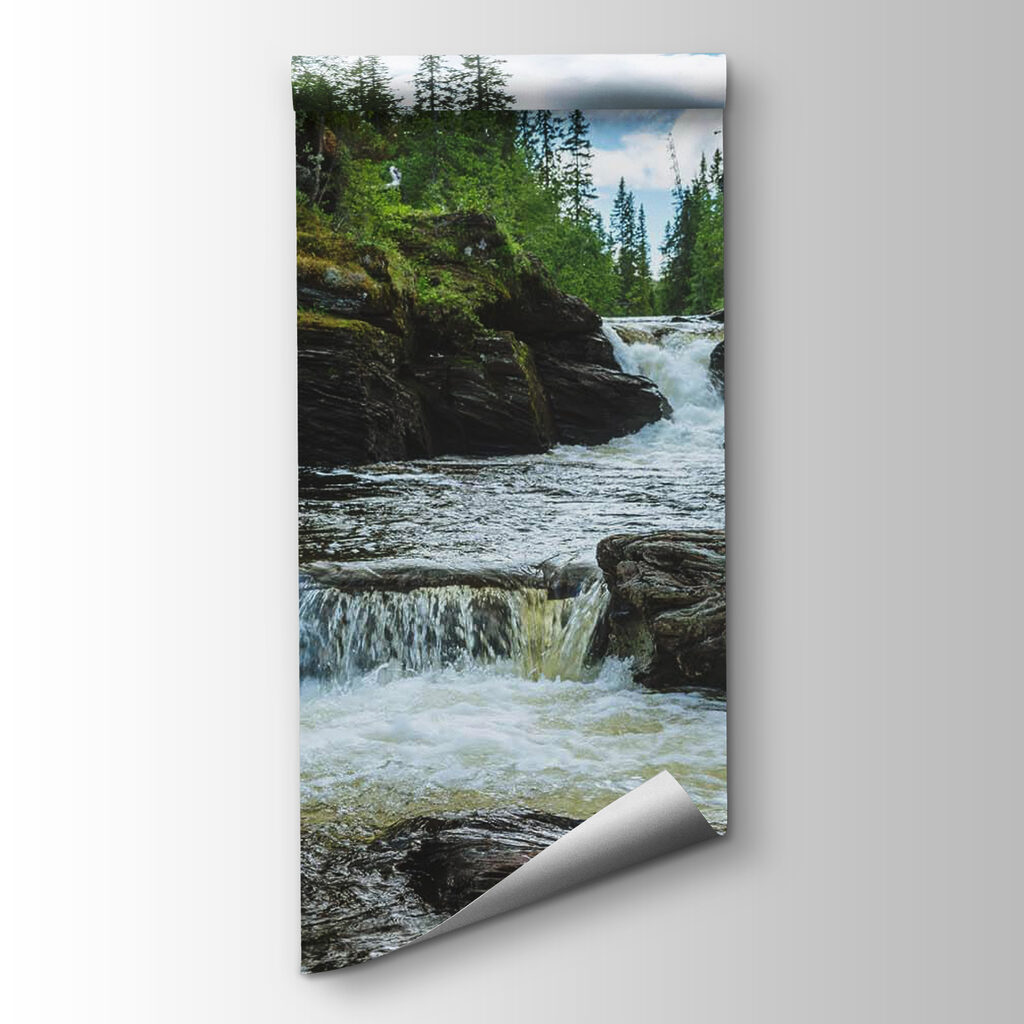 River with rocks and trees River with rocks and trees