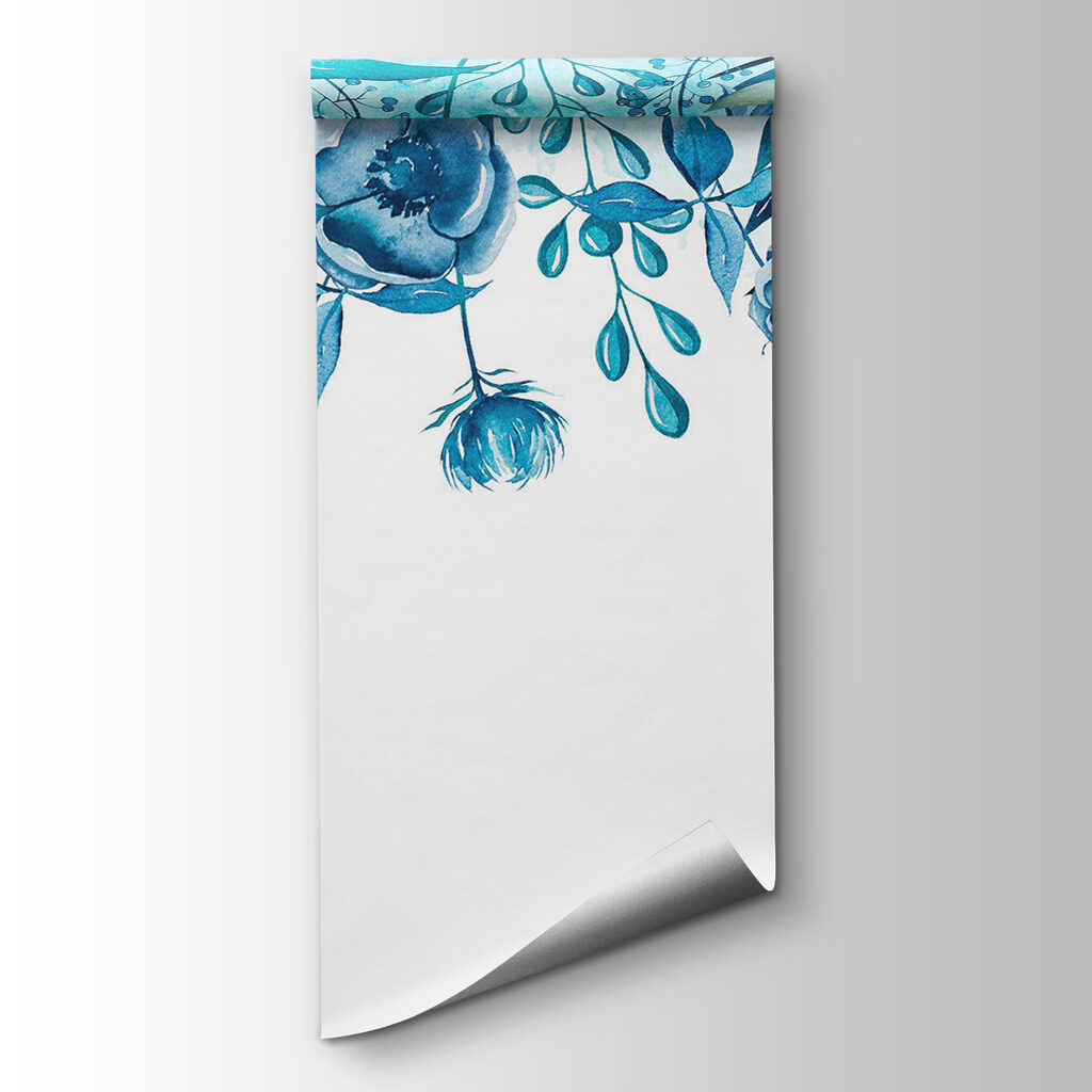 Watercolor painting of flowers