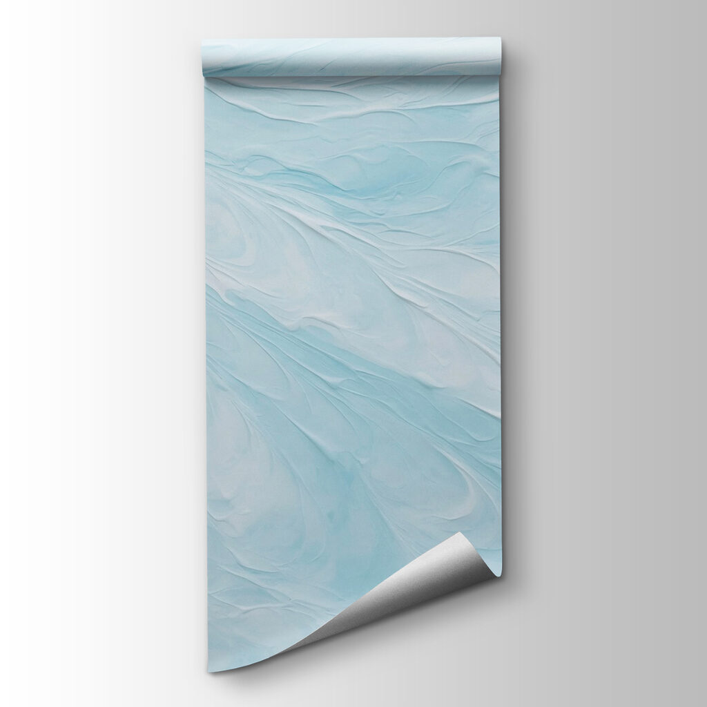 White and blue paint