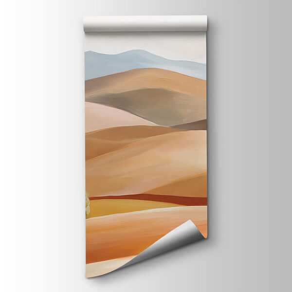 Landscape of hills and trees Landscape of hills and trees