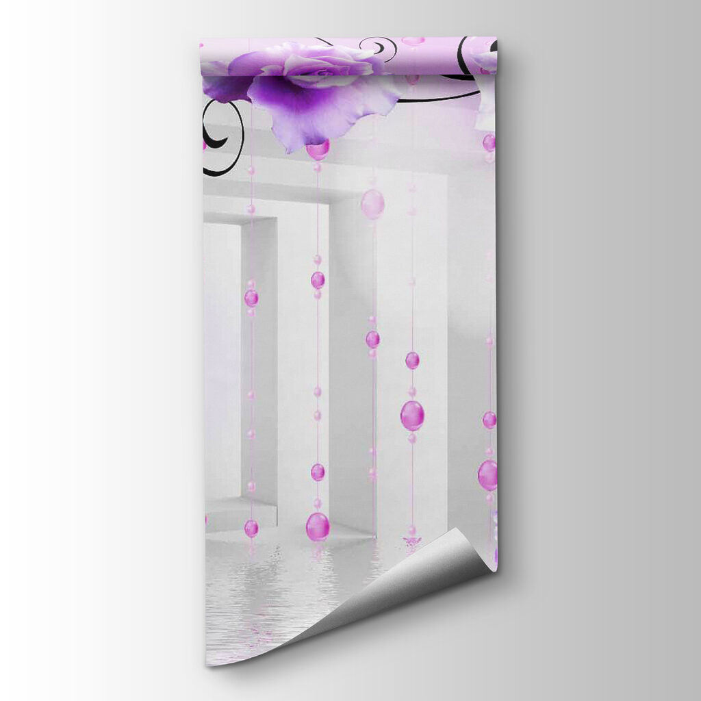 Purple roses from a ceiling