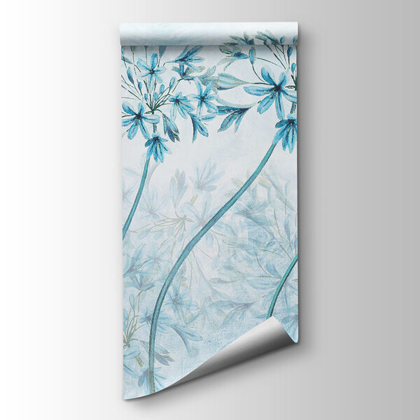 Painting of flowers and butterflies