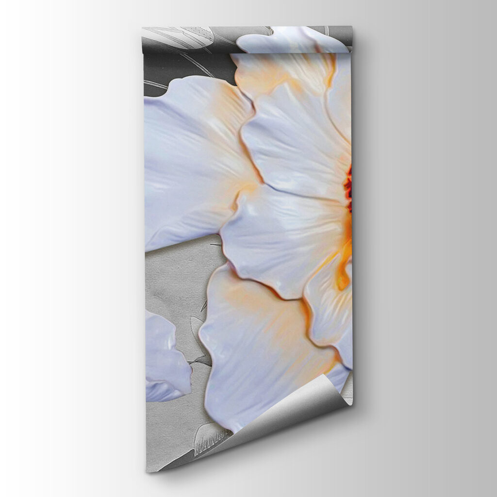 Blooming petals in soft colors