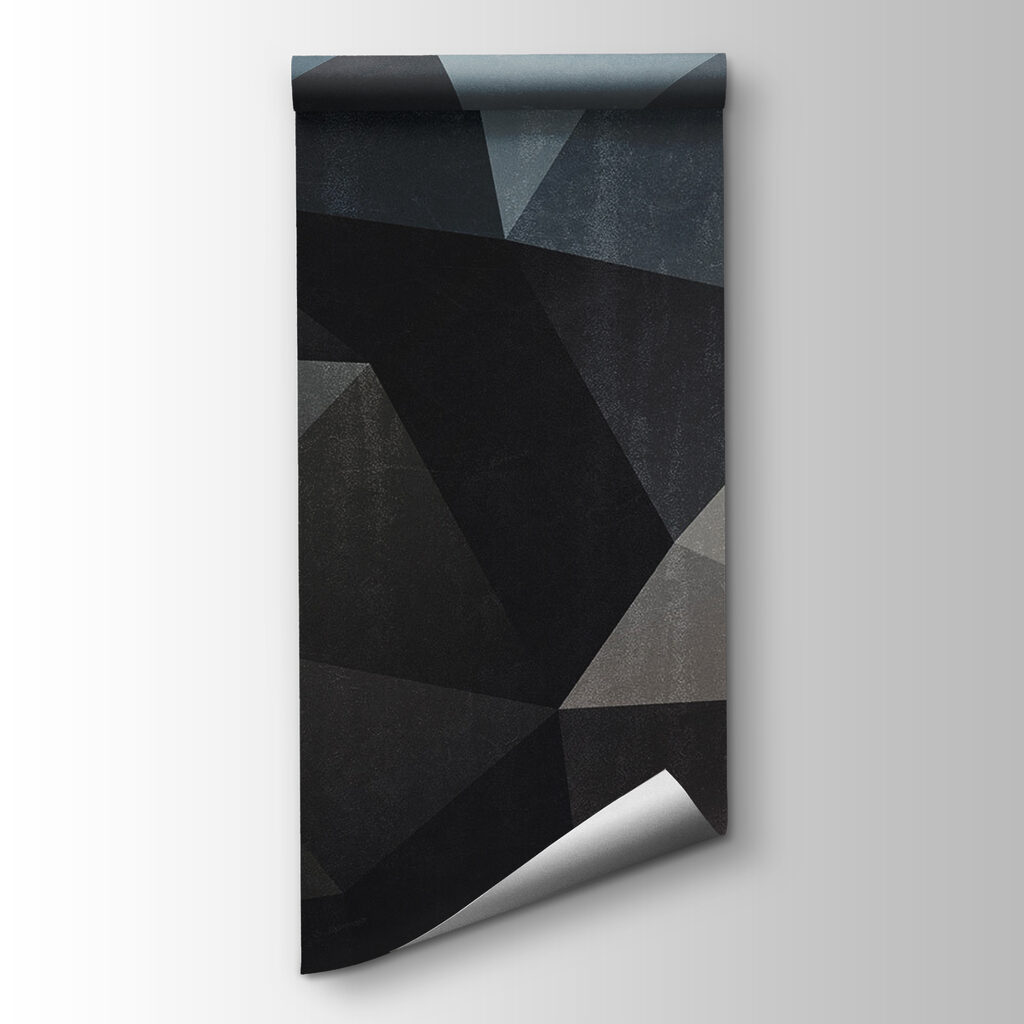 Black and grey triangle pattern