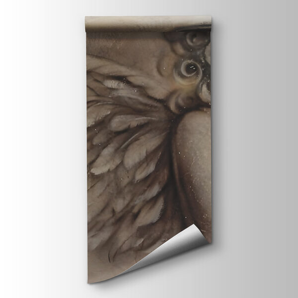 Painting of a baby angel