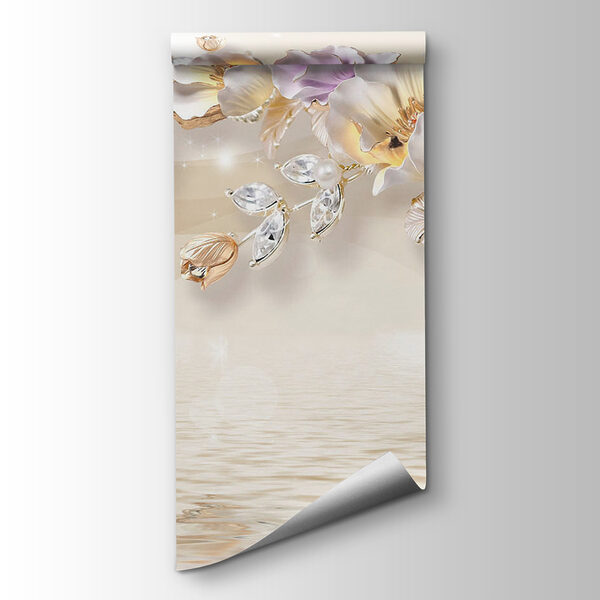 Delicate blossoms on tranquil waters