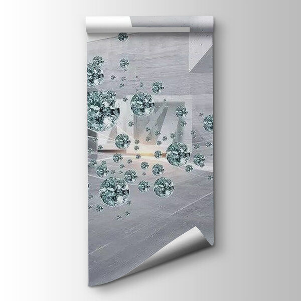 Large diamond cluster in a room