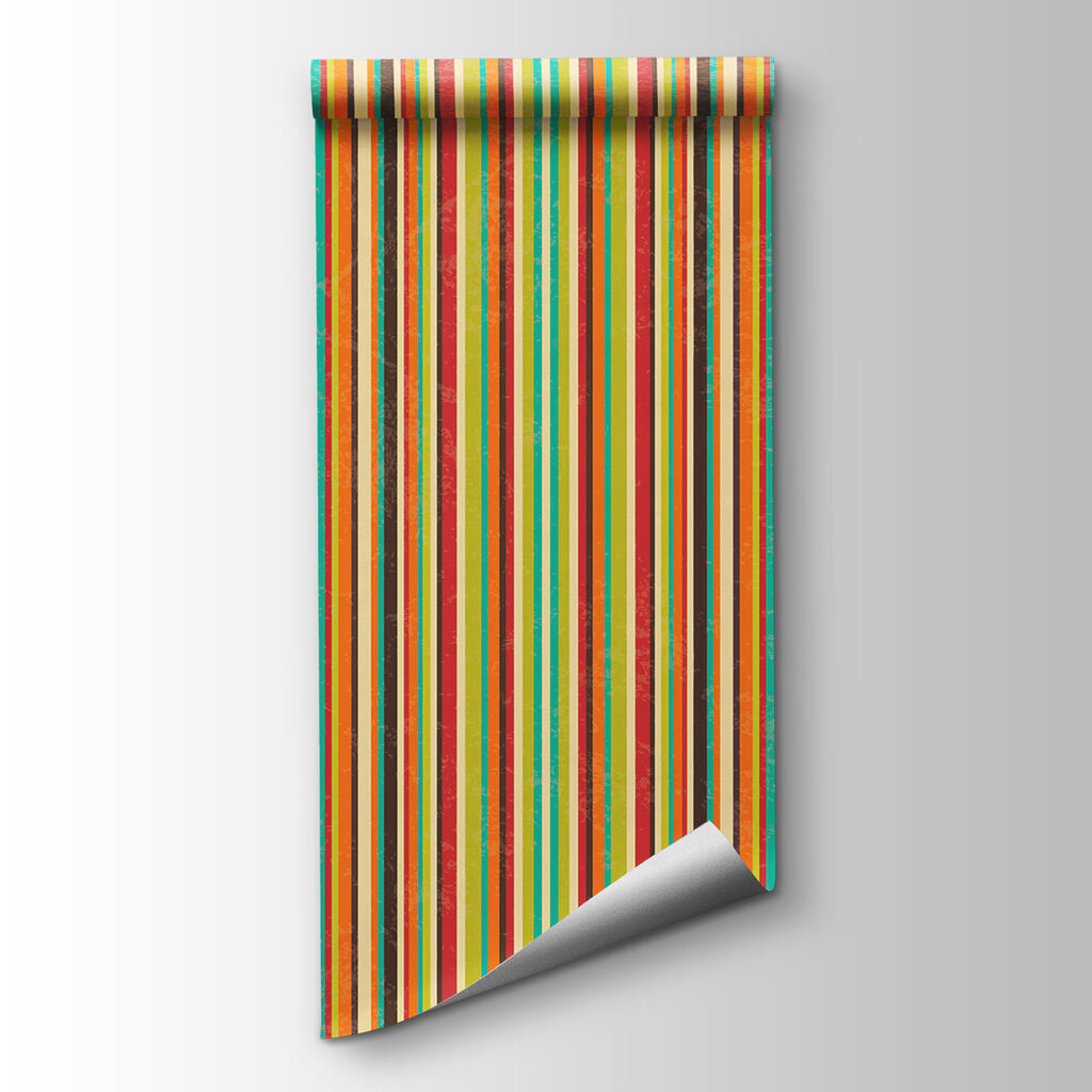 Colorful striped background with different colors