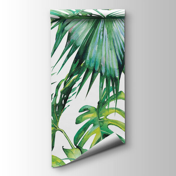 Lush green leaves in vibrant arrangement