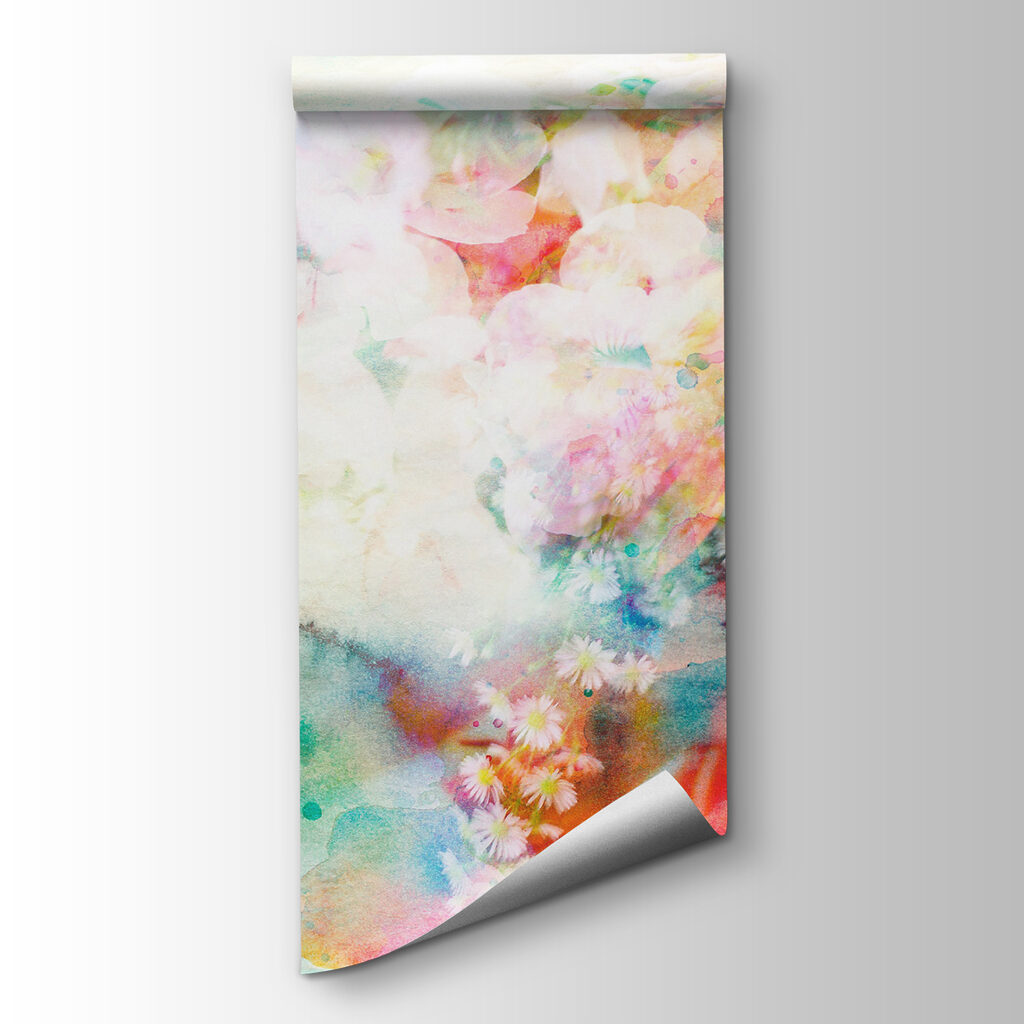 Colorful flower painting