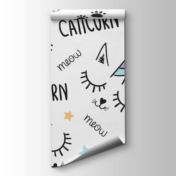 Pattern of a unicorn with eyes and ears