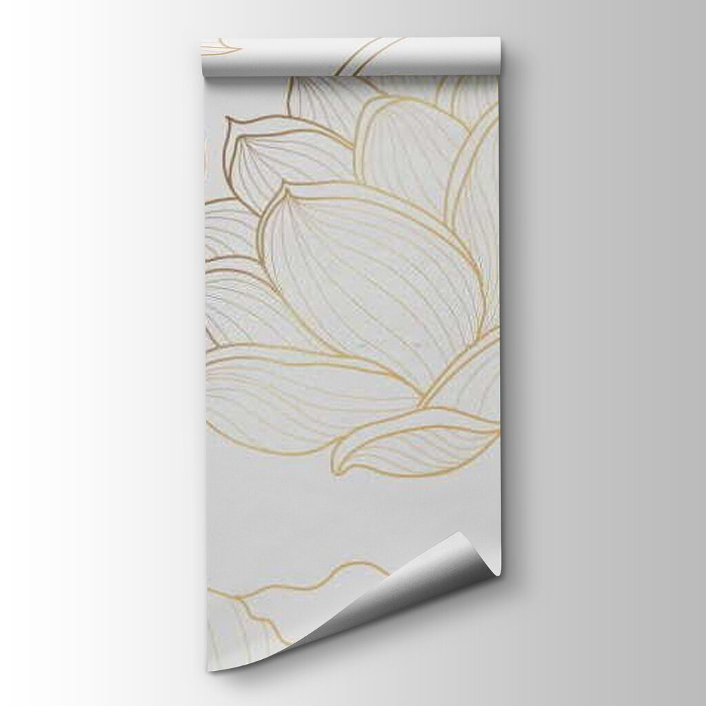 Pattern of flowers on a white background