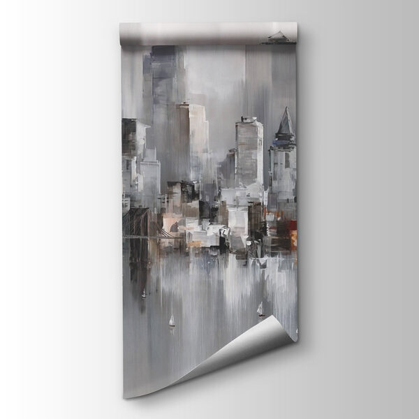 Painting of a city