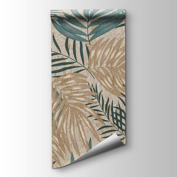 Elegant tropical leaf composition displayed