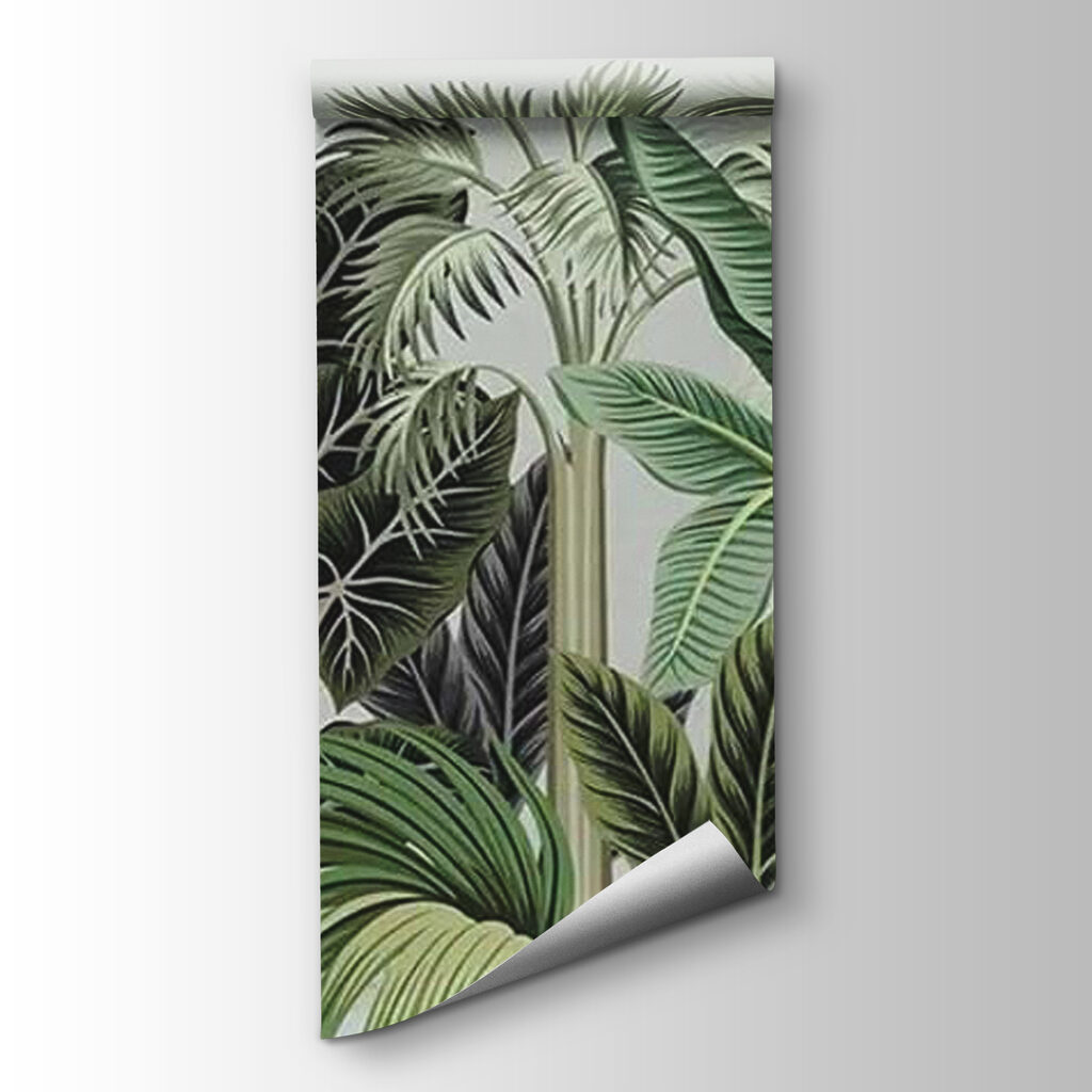 Group of tropical plants