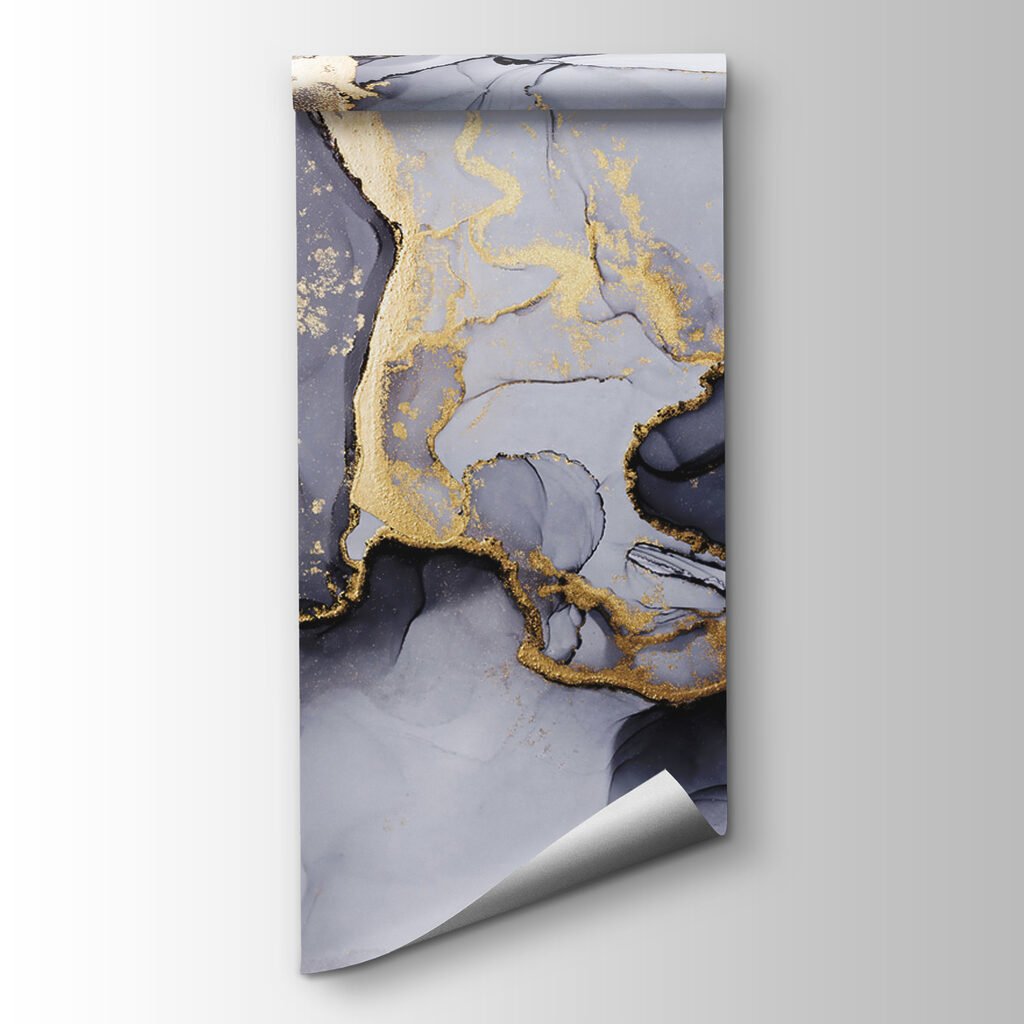 Abstract flowing patterns in muted hues