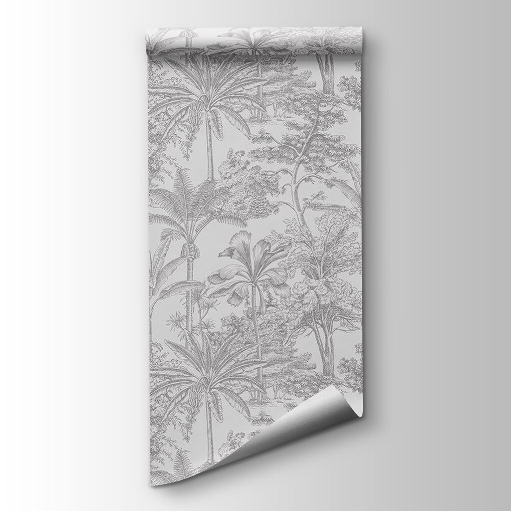 Pattern of palm trees