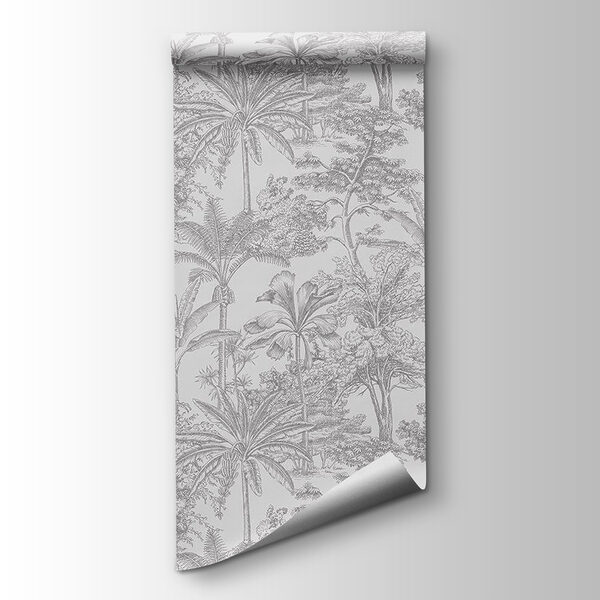 Pattern of palm trees