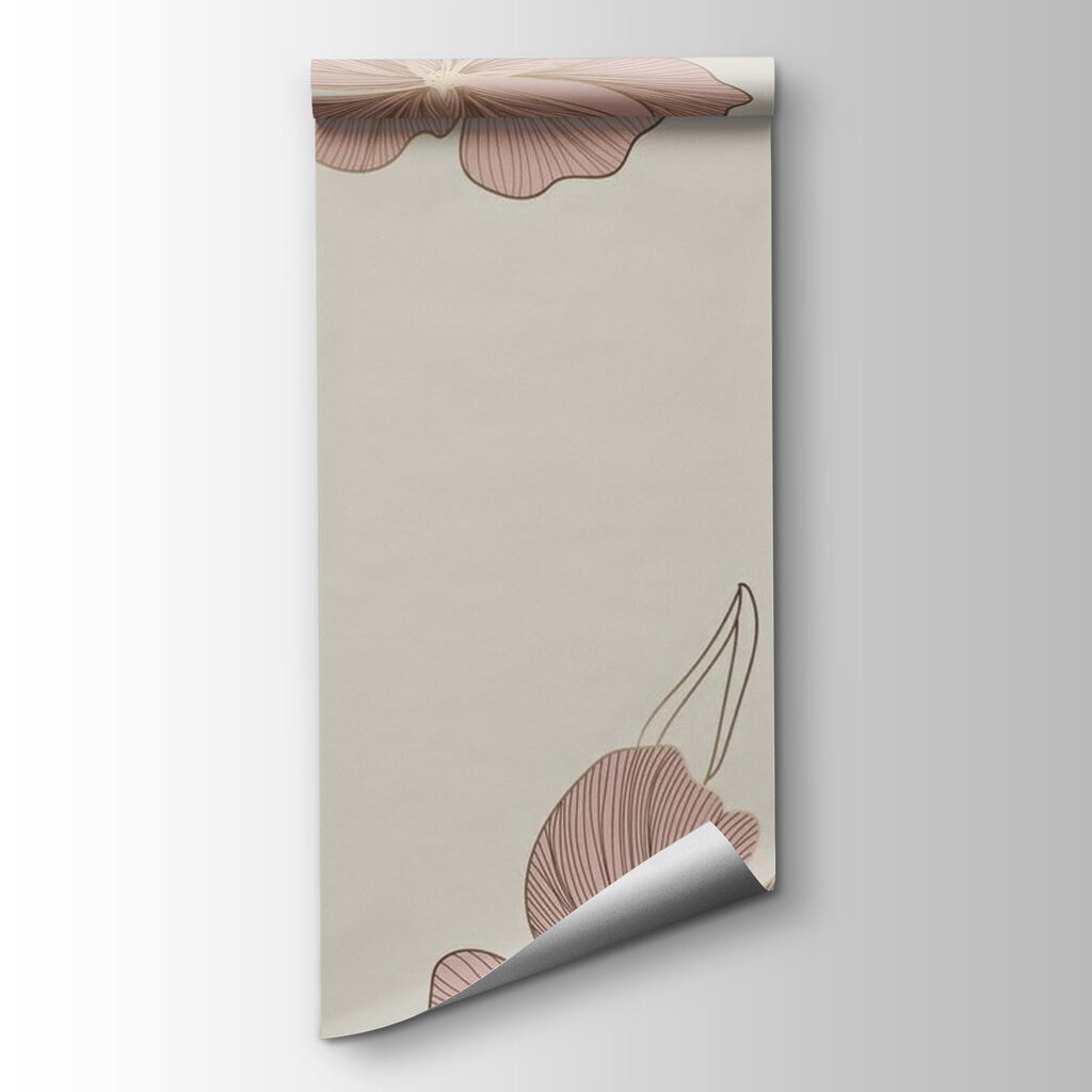 Delicate flowers in soft hues