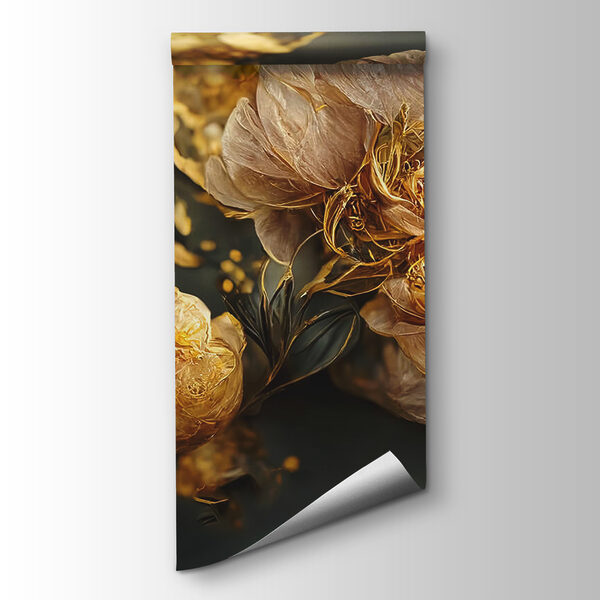 Delicate blossoms in warm hues