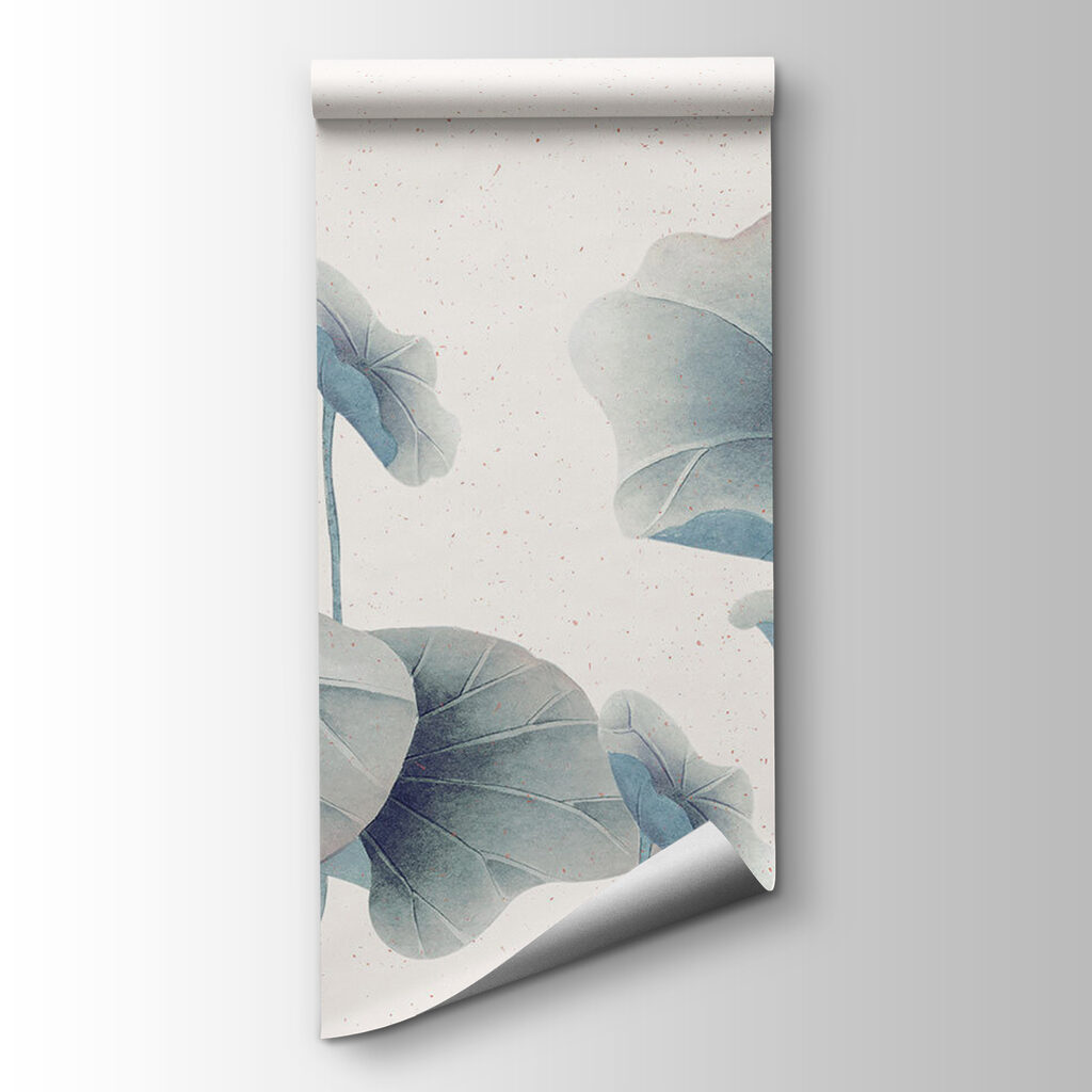 Delicate blooms on serene foliage