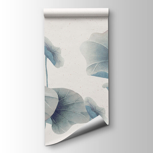 Delicate blooms on serene foliage