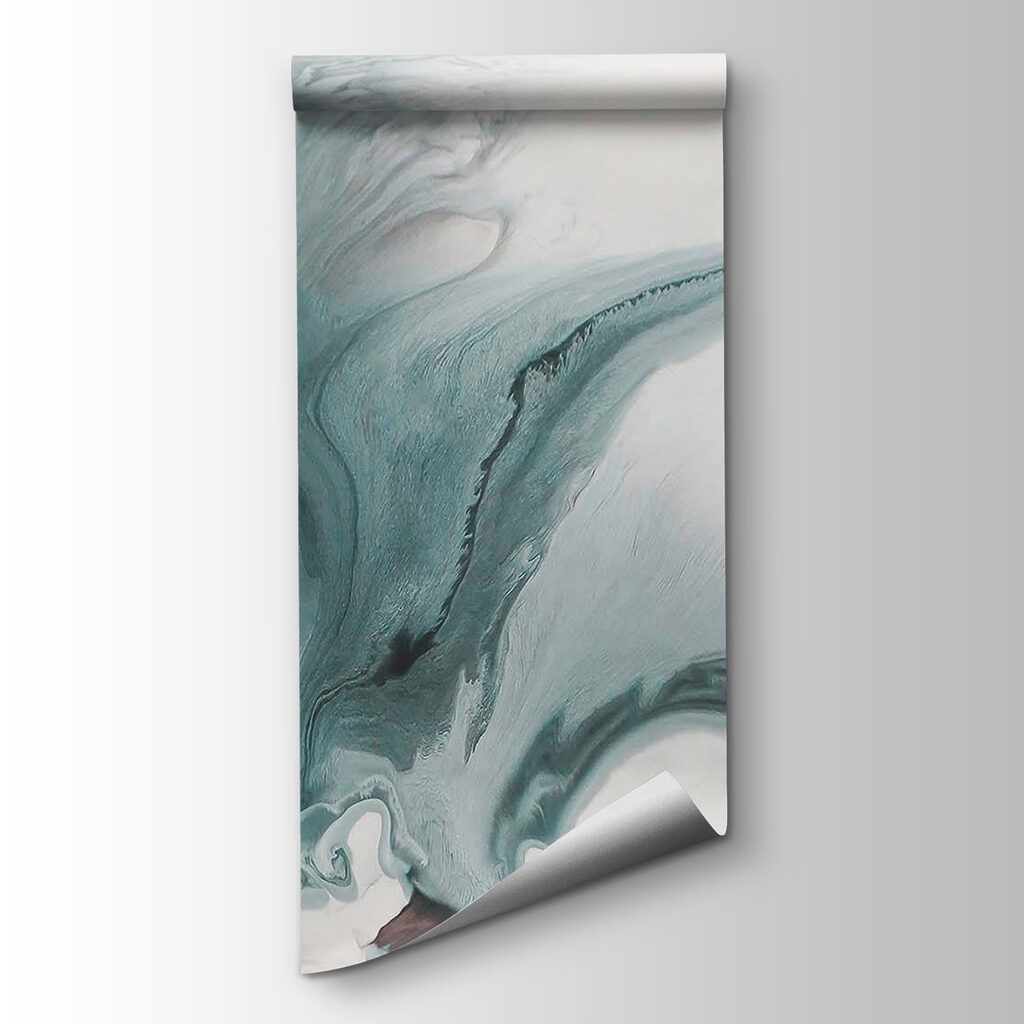 Swirling hues of tranquil abstraction