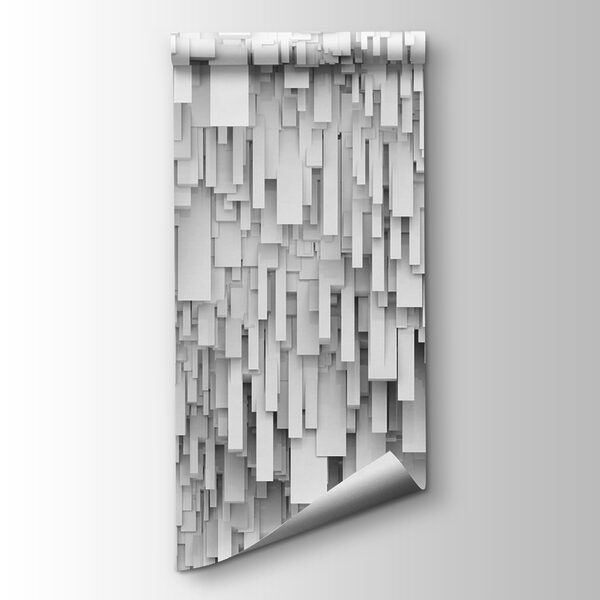 White rectangular shapes on a wall