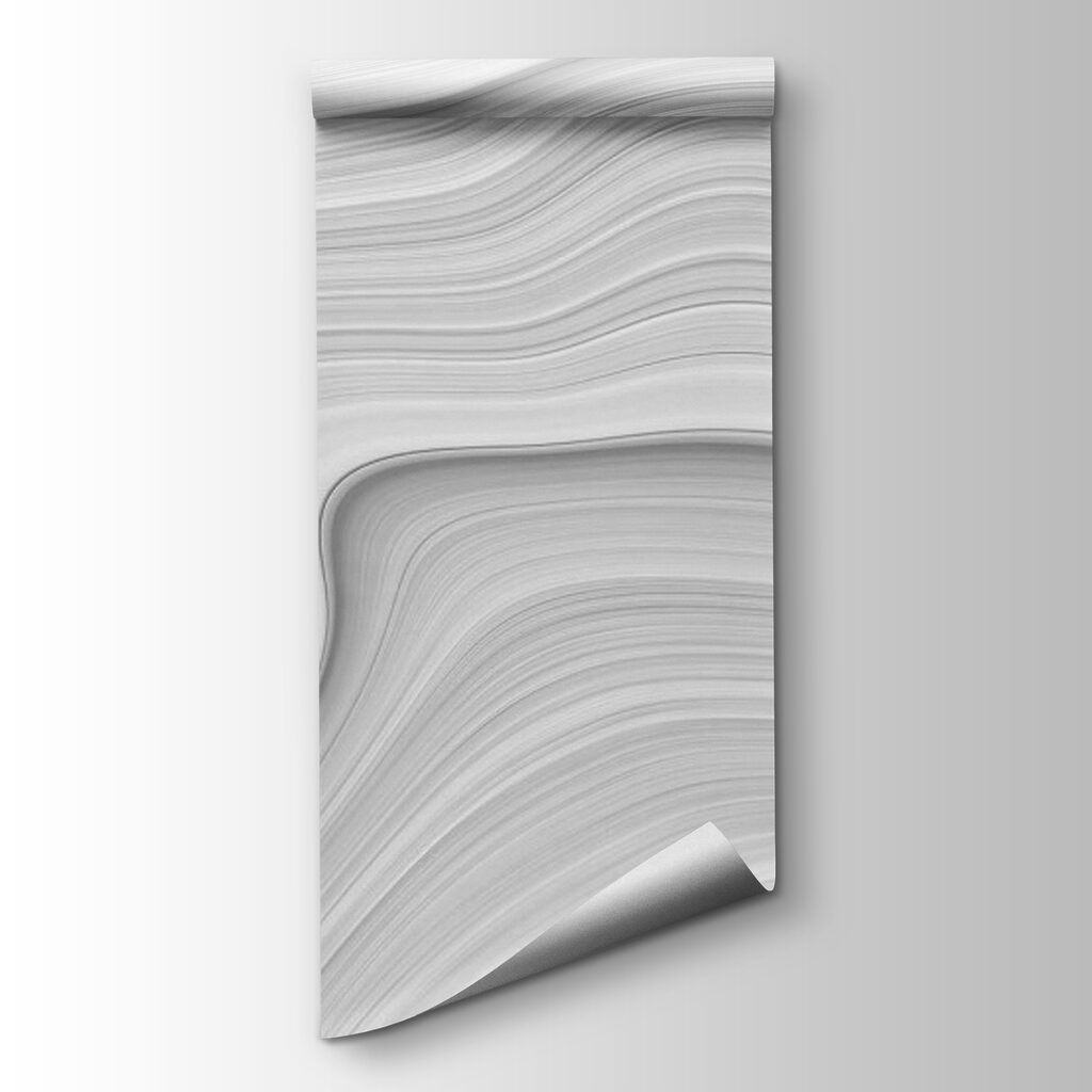 White and grey wavy lines