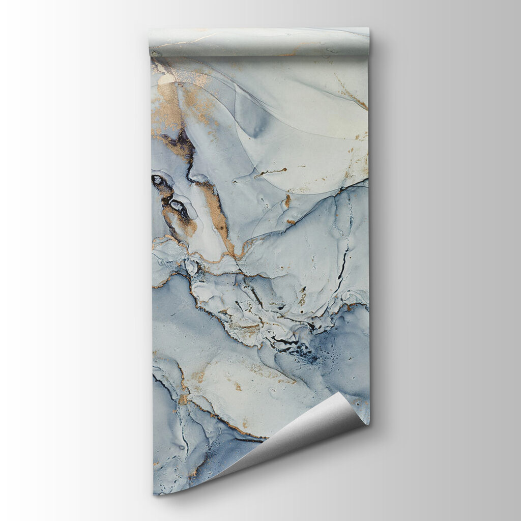 Soft hues in fluid abstract art