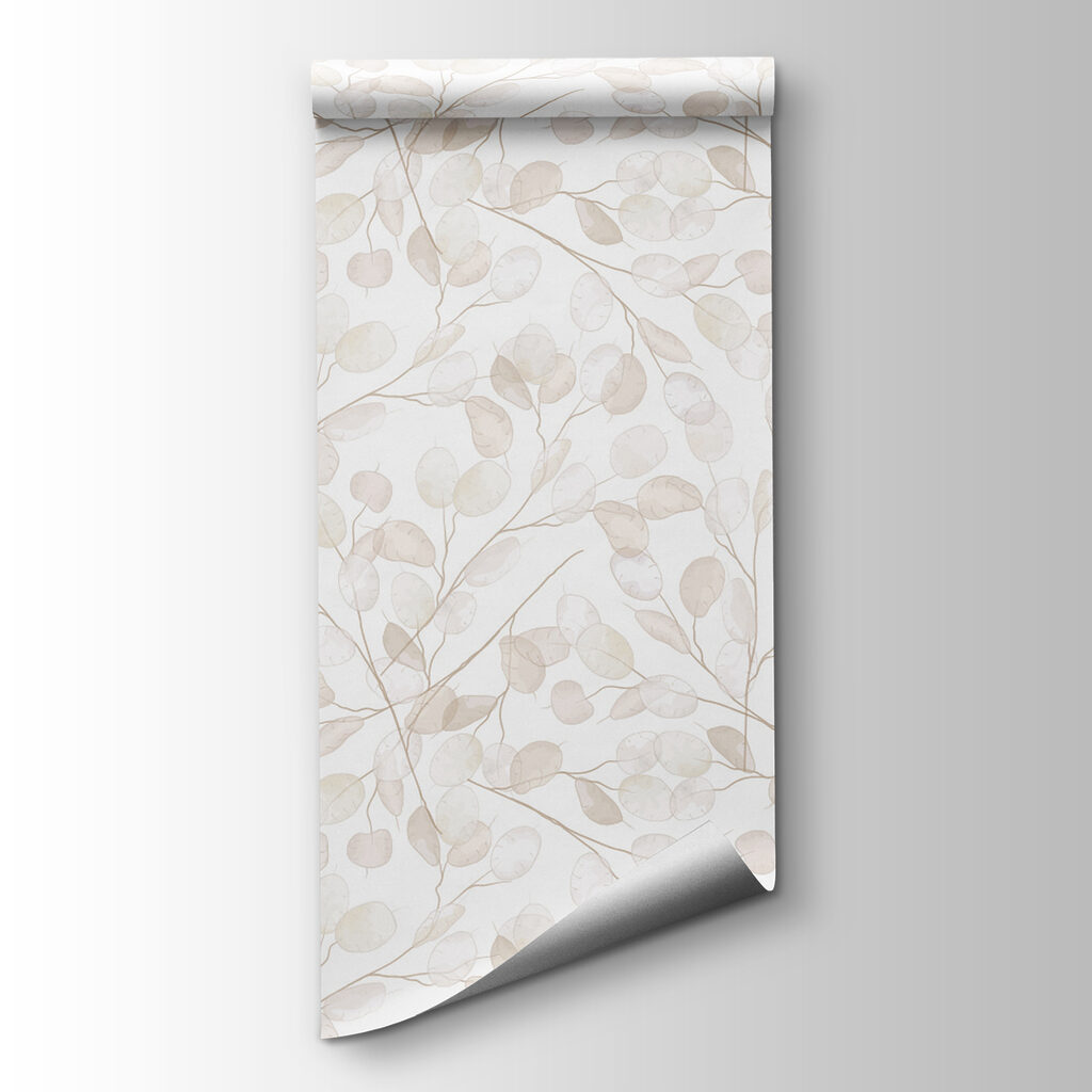 Pattern of white leaves Pattern of white leaves