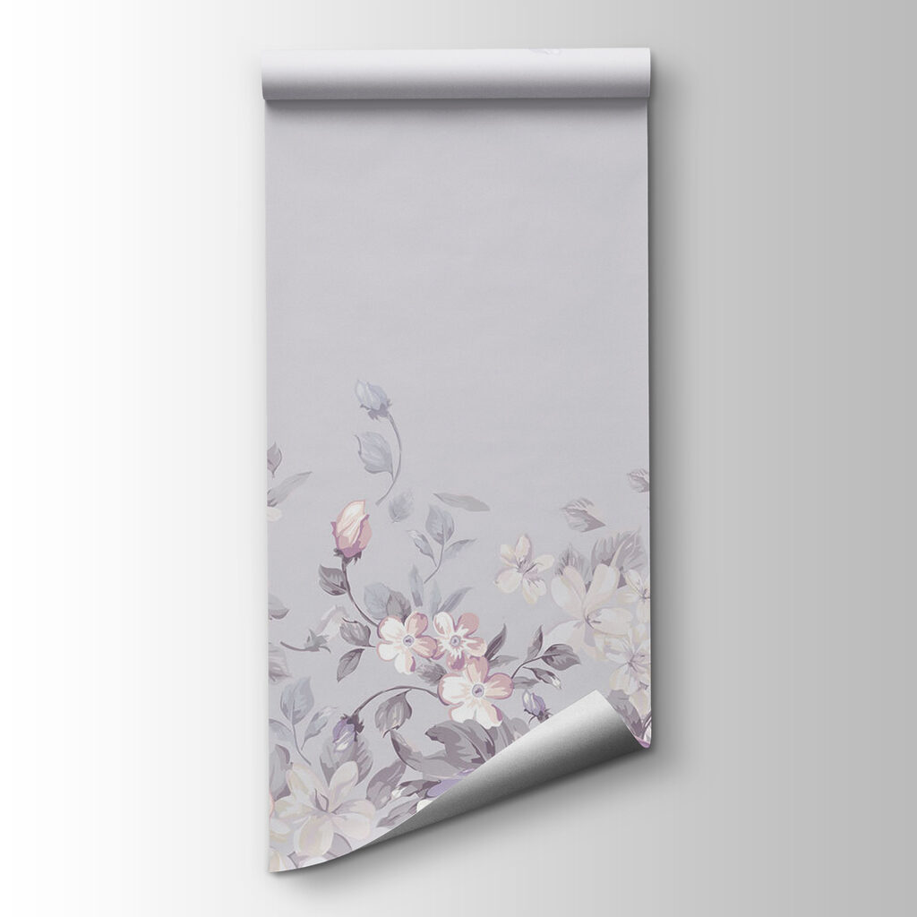 Floral pattern with butterflies