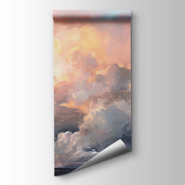 Colorful clouds in the sky Colorful clouds in the sky