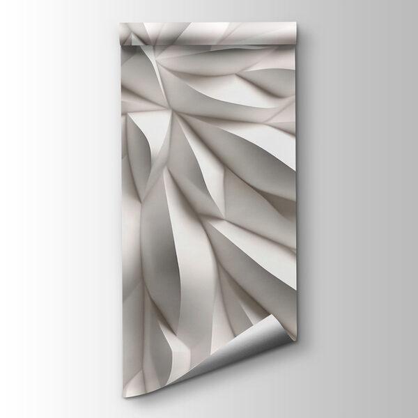 White textured surface with wavy lines