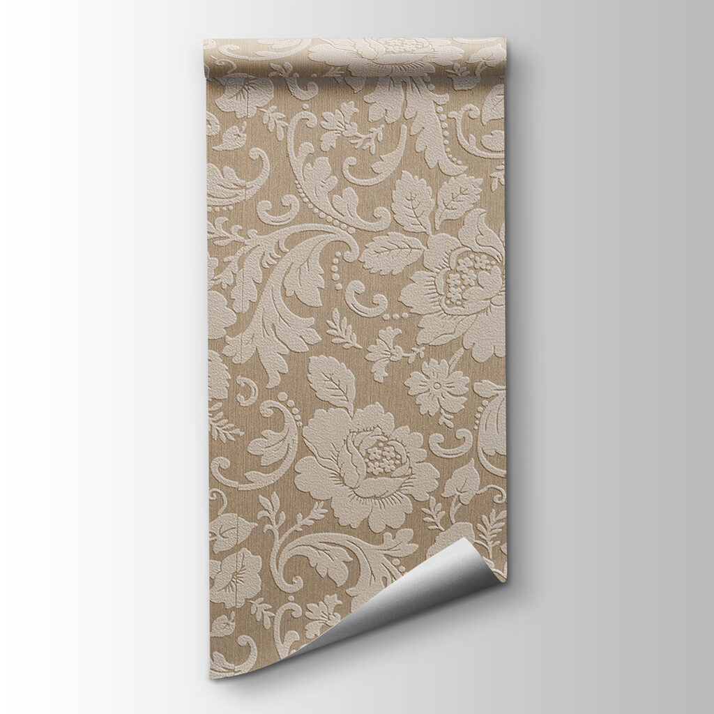 Elegant floral patterned fabric design