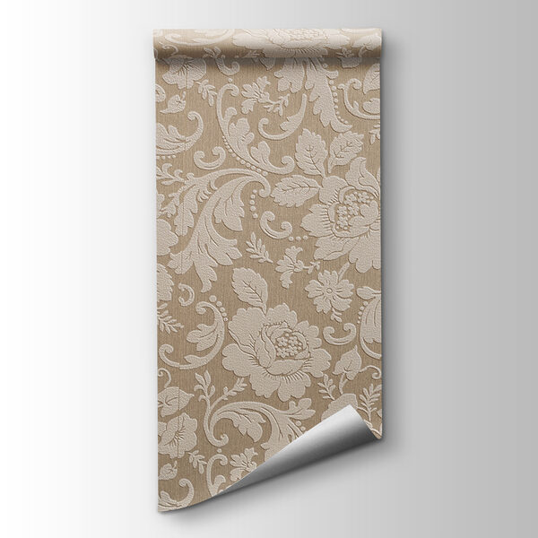 Elegant floral patterned fabric design