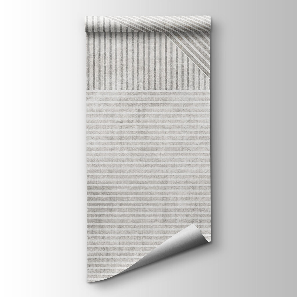 White and gray striped pattern